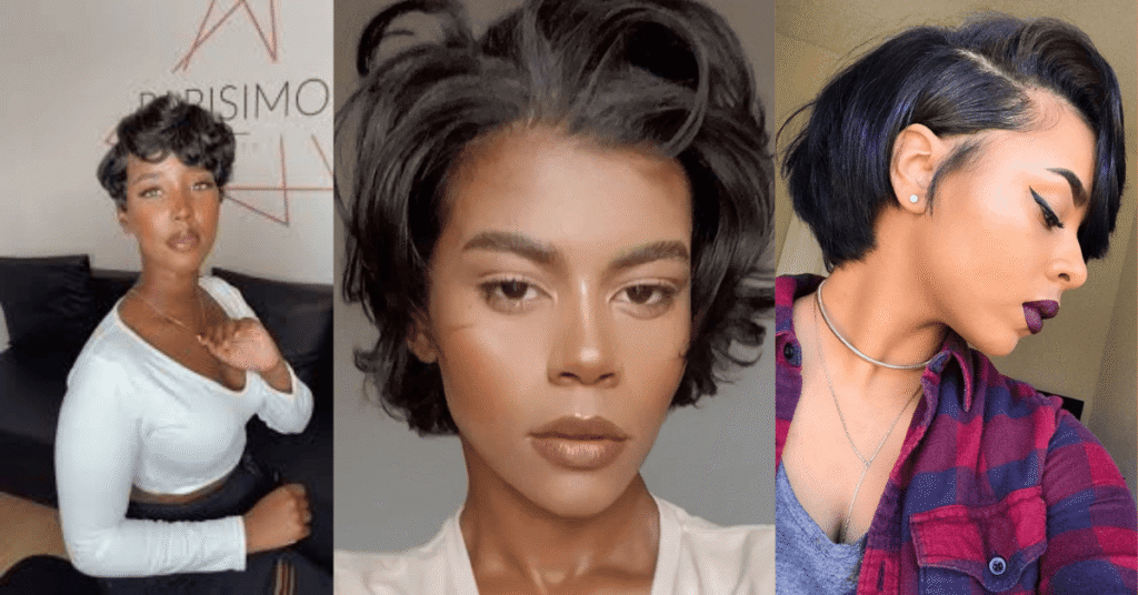 Classy Short Silk Press Hair for Women