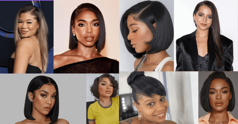 Classy Short Silk Press Hair for Women