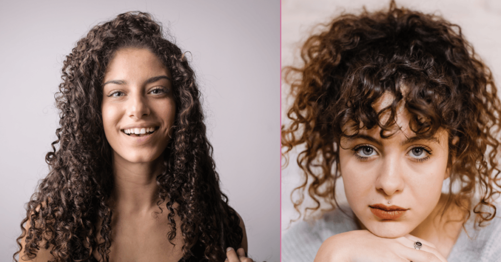 Face-Framing Curly Hairstyle