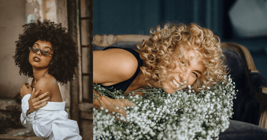 Face-Framing Curly Hairstyle