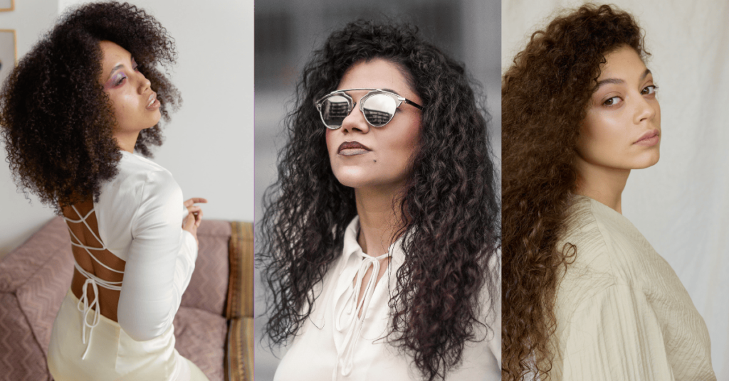 Face Framing Curly Hairstyle