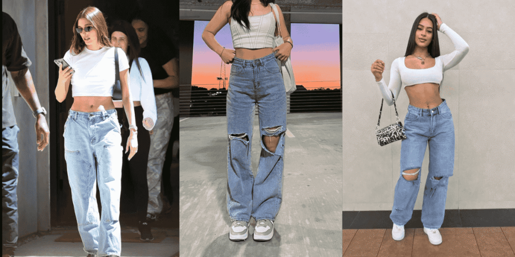 What to Wear with Baggy Jeans