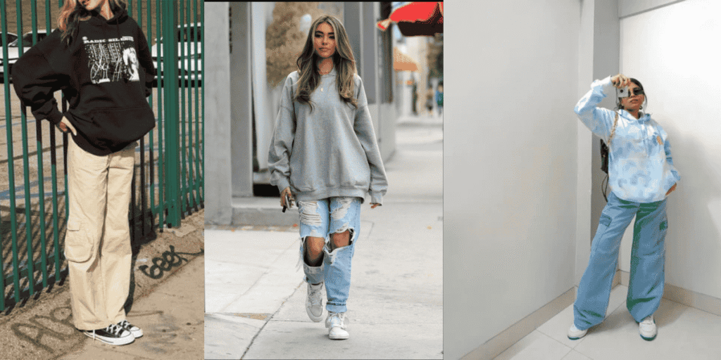What to Wear with Baggy Jeans