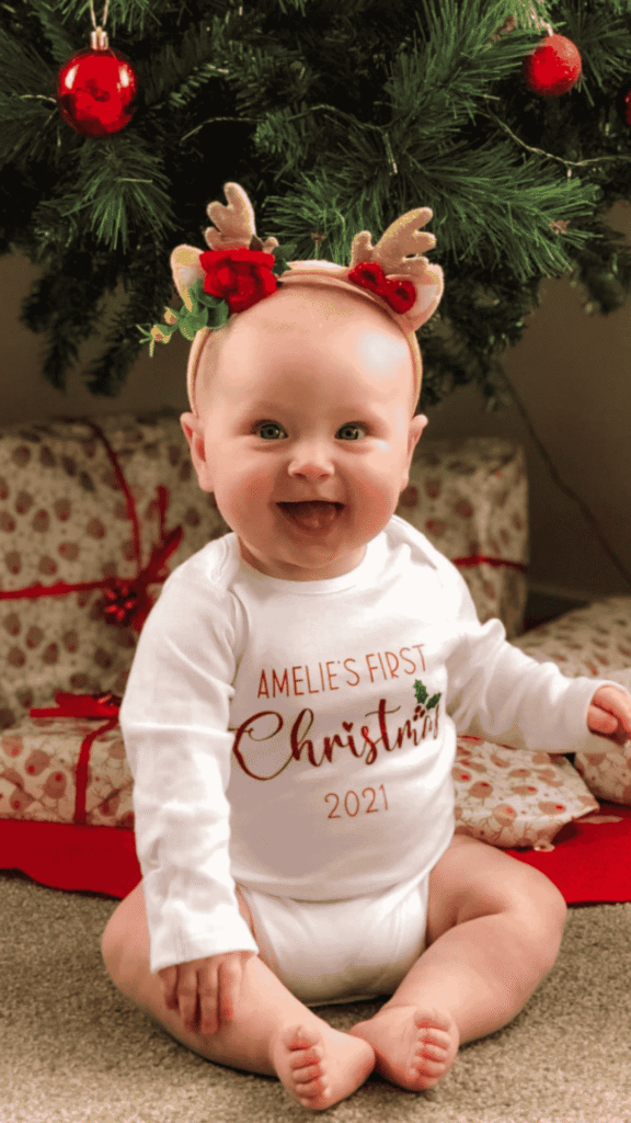 Personalized Christmas Onesie