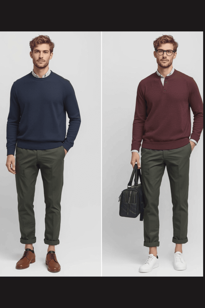 With Navy or Burgundy